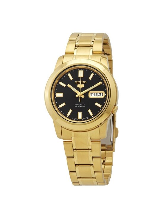 NWT Seiko Automatic Black Dial Men\'s Watch